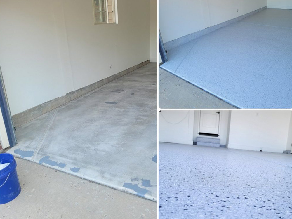 Get new epoxy commercial floors by NuWave Garages in Arvada, CO.