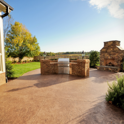 Stained Patio