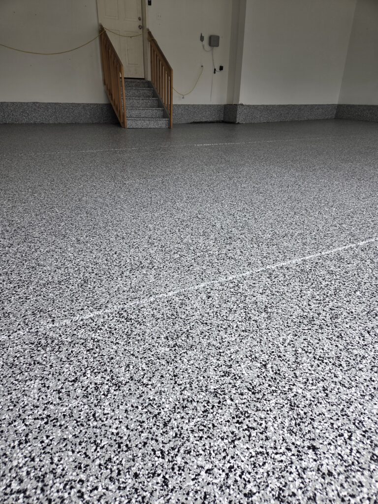 Domino epoxy garage floor coating